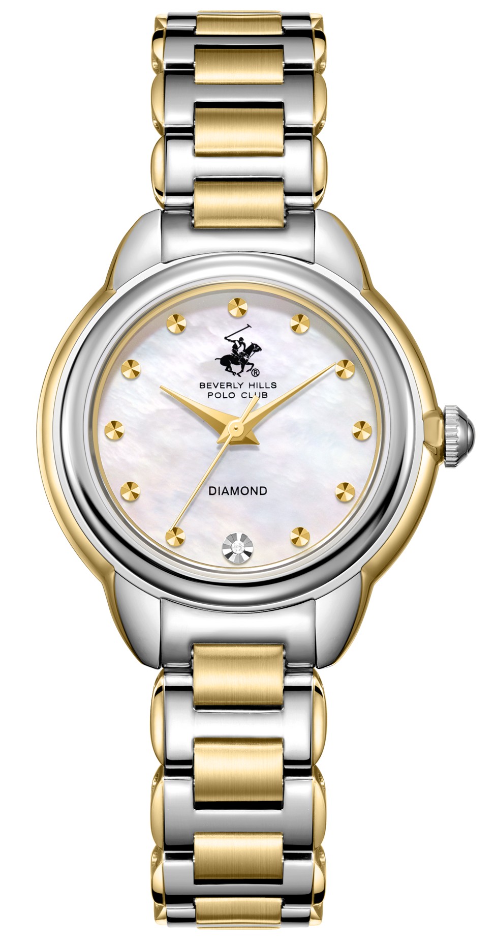 BEVERLY HILLS POLO CLUB  часы, кварцевый механизм, суперметалл с покрытием, 32 мм